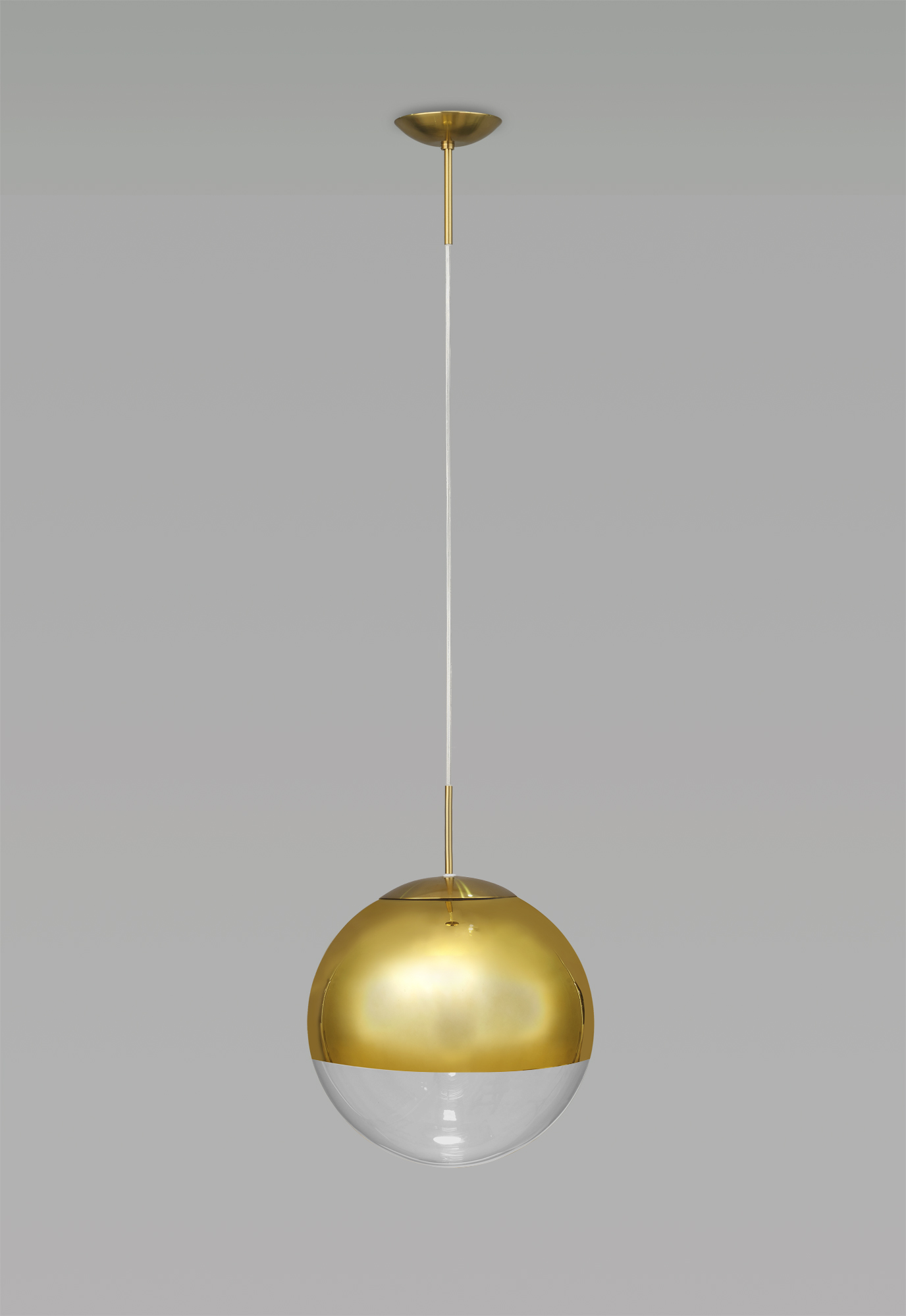 Miranda 25cm Glass Pendant 1 Light Antique Gold D0655  Deco Miranda